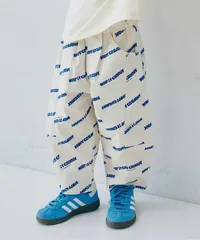 イロチ買いしたい総柄ツイルパンツ　ブルー　p.premier P221016