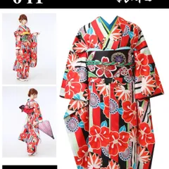 振袖フルセット　成人式着物　　641