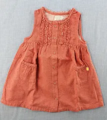 ラポシェビスキュイ La poche biscuit ワンピース ジャンスカ 90cm 子供服 中古のサムネイル