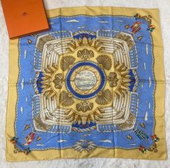 HERMES カレ90 PLUMES 羽根柄 スカーフ - メルカリ