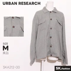 美品 URBAN RESEARCH トップス シャツ　長袖　胸ポケット　フルボタン　チェック柄