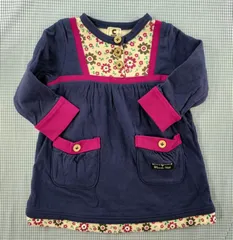 ショコラ chocola ワンピース 長袖 90cm 子供服 中古のサムネイル