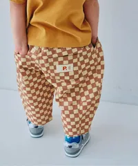 イロチ買いしたい総柄ツイルパンツ　キャメル　p.premier P221016