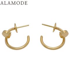 CARTIER(カルティエ) ジュスト アン クル フープ ピアス スモールモデル B8301235 イエローゴールド K18YG 5.2g ピアス アクセサリー ジュエリー ゴールド金 レディース 41100095237【中古】【アラモード】