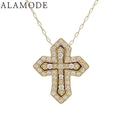 Damiani(ダミアーニ) ベル エポック クラウン ネックレス ダイヤモンド イエローゴールド K18YG 7.1g アクセサリー ジュエリー クロス ゴールド金 ユニセックス 41100096889【中古】【アラモード】