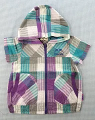 キムラタン マザーグース パーカー 半袖 95cm 子供服 中古