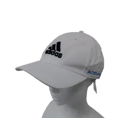 【美品】adidas(アディダス) キャップ 白 メンズ フリーサイズ ゴルフ用品 2602-0265 中古