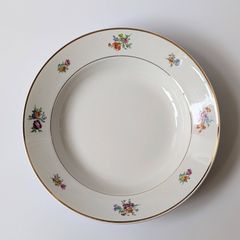 未使用 マイセン インドの華 色変わり 紫 プレート(18cm)1枚、1級品