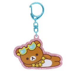 【メール便】リラックマ キーリング アクリルキーホルダー サンエックス コレクション雑貨 キャラクター グッズ 