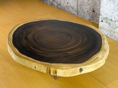 赤い彗星様専用_取引中】モンキーポッド ダイニングテーブル 一枚板(板
