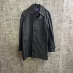 【Y-242】Ralph Lauren 紫タグ イタリア製 XS ブラック コート ジャケット ラルフローレン 高級ライン レディース 黒