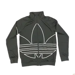 【adidas】　美品　スポーツウエア　長袖　ジャージ　キッズウエア　黒　アディダス