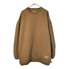 90年代 Eddie Bauer エディーバウアー 長袖Ｔシャツ アウトドア ブラウン(メンズ L)中古 古着 X4017