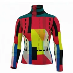 Ac2 ME ISSEY MIYAKE ミーバイ イッセイミヤケ プリーツカットソー 長袖トップス サイズフリー マルチカラー レディースk02iのサムネイル