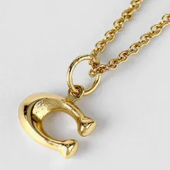 新品 コーチ COACH ネックレス C ネックレス ゴールド