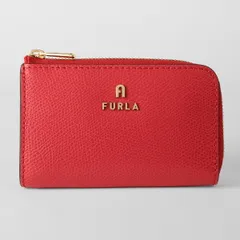 新品 フルラ FURLA キーケース カメリア KEYCASE ZIP AROUND ルビー/コローラ
