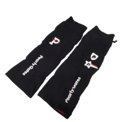 PEARLY GATES パーリーゲイツ ゴルフ 24AW New History レッグウォーマー 053-5183104 F ブラック レディース