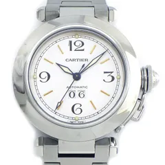 カルティエ Cartier 腕時計 パシャC ビッグデイト W31044M7 ホワイト文字盤 デイト 夜光針 SS 自動巻き 【OH済み】 【中古】のサムネイル