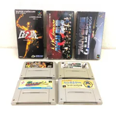 スーパーファミコン ゲームソフト まとめ売り 7本 野球 サッカー カーレース プロレス ちびまるこちゃん　●