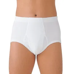 【新品】 [グンゼ] 天引きブリーフ やわらか肌着 綿100% 抗菌防臭加工 前あき 2枚組 SV61312 メンズ ホワイト L 1
