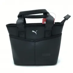 【新品】プーマ カートバッグ 黒 内外ポケット付 ゴルフ PUMA
