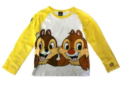 k03251028101　BABY DOLL　130サイズ　白色×黄色　　トップス　長袖Tシャツ　通年