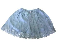 k03251028099　anyFAM　140サイズ　Lightblue　　スカート　ミニスカート　通年