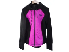 k03251027029　FILA　Mサイズ　黒×紫　　アウター　ジップアップパーカー　秋冬