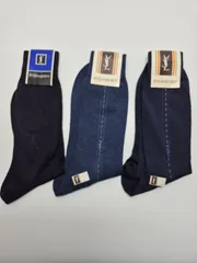 【新品】YVES SAINT LAURENT メンズソックス 3足セット