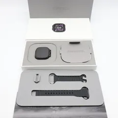 【美品】Apple Watch Ultra3 GPS+Cellular 49mm MF0J4J/A ブラックチタニウム/ブラックオーシャンバンド アップルウォッチ 本体
