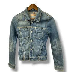 USA製 YANUK ヤヌーク デニムジャケット 冬 青 ブルー Gジャン 古着