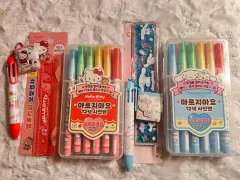 新学期準備物 サンリオ ハローキティ/シナモロール 文具類 セット