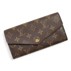 ルイ ヴィトン M60531 ポルトフォイユ サラ モノグラム ブラウン 二つ折り長財布 ゴールド金具 箱付 LOUIS VUITTON（未使用　展示品）