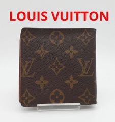 45 LOUIS VUITTON ルイヴィトン 二つ折り財布 モノグラム bi6 - メルカリ