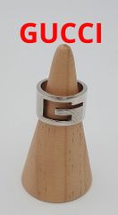 GUCCI ブランデッドG ワイドリング 刻印:20号【箱/ポーチ付】 - メルカリ