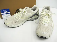 Mizuno ミズノ スニーカー WAVE RIDER 10 D1GA218201 ウェーブライダー サイズ29.0cm アイボリー×グレー系 おまけ箱 MF0051-0302-4
