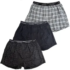 【訳アリ】【開封済み】【未使用】カルバンクライン Calvin Klein CK トランクス アンダーウェア 下着 大きいサイズ メンズ ブラック XLサイズ 3枚セット