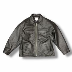 LEATHER POLICEMAN JACKET - メルカリ