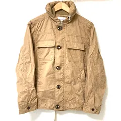(^w^)b THE SHOP TK ザショップティーケー タケオキクチ コットン配合 ミリタリー ジャケット フィールド M-65 フード収納 アメカジ 大人カジュアル ライトブラウン メンズ サイズ M