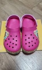 J3/新品 クロックス サンダル 210-215/スリッパ/ディズニー プリンセス