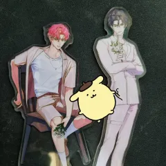 デビューできないと死ぬ病気にかかってしまいました 台湾版 単行本 グッズ アクリルスタンド - チャ・ユジン キム・レビン まとめ