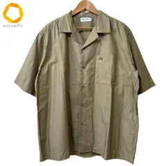#snc ラコステ LACOSTE 半袖シャツ 41 カーキ ポケット 美品 メンズ [966707]