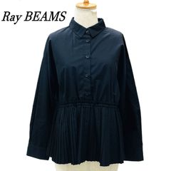 Ray BEAMS〉 RBS ギャザー ビッグカラー シャツ - メルカリ