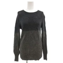 セオリー Theory アルパカニット セーター S 長袖 シルク混 プルオーバー グレー /GV ■YHS13