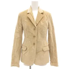 セオリー Theory ベロアジャケット 2 ベージュ 3B 総裏地 /GV ■YHS16