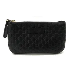【三重本店】 中古 GUCCI | グッチ コインケース キーリング 544248 マイクログッチシマ ブラック 【125】