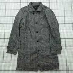 ◇ ⊇ ベノ Beno EXCLUSIVE LABEL 733S5603-5L チェック柄コート メンズ M E  【1602040002182】