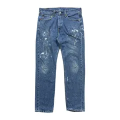 USA 古着 Levis リーバイス 505 ストレート ジーンズ ジーパン デニムパンツ W32 L32 ペンキ系 CA0848