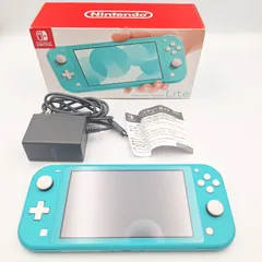 Nintendo Switch Lite ニンテンドースイッチ ライト ターコイズ HDH-001 本体 ACアダプター 箱付き 美品  任天堂 ゲーム機 【11701】