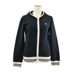 マリークワント マリークヮント MARY QUANT ジップアップパーカー スウェット Mサイズ ブラック レディース F-M13863のサムネイル